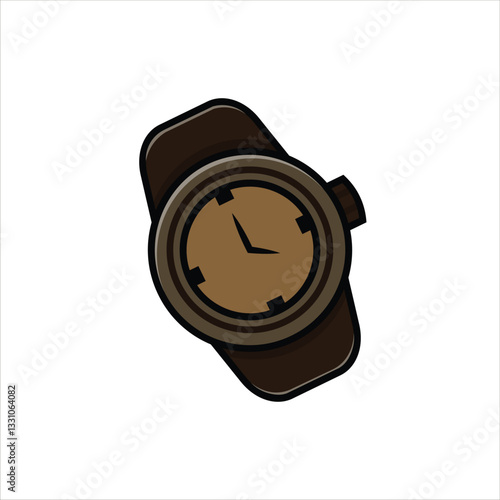 Vector Modern Wrist Watch