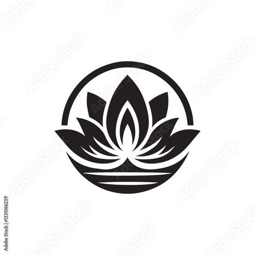 Wallpaper Mural  Lotus icon vector symbol design art illustration. Torontodigital.ca