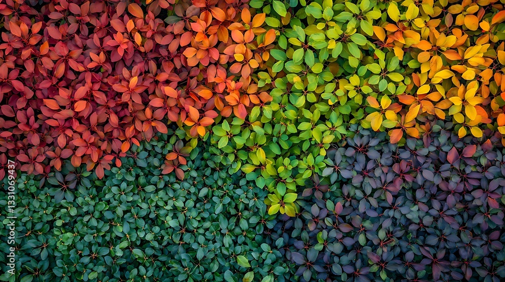 Vibrant Autumn Leaves: A Colorful Close-Up AI Generated Vibrant Autumn Leaves: A Colorful Close-Up AI Generated