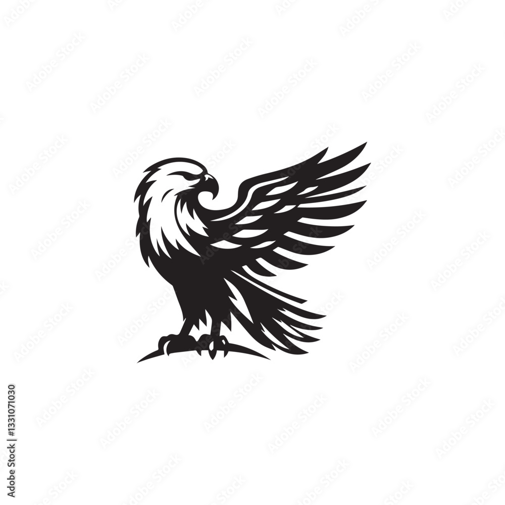Fototapeta premium Eagle icon vector symbol design illustration