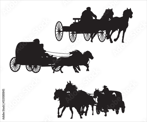 Chuckwagon Racing svg, Driving Horse svg, Chuckwagon Racing Silhouette, Cowboy Svg, Wagon svg, Chuckwagon svg