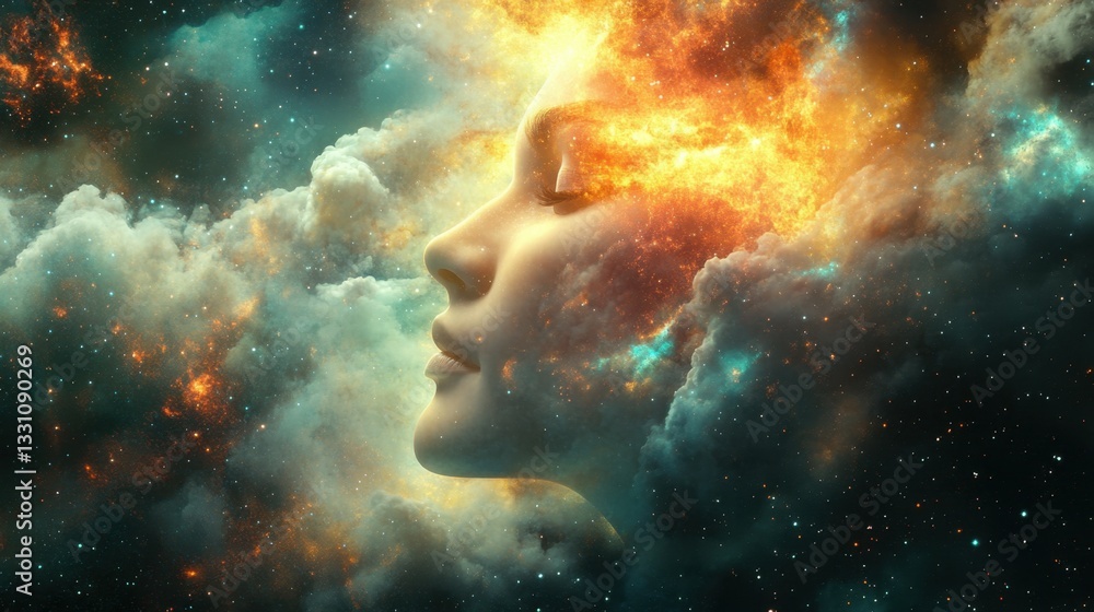 A futuristic digital portrait of an ethereal,glowing face emerging from a cosmic space of data,light,and energy,symbolizing the power of intelligence,creativity,and human potential. A futuristic digital portrait of an ethereal,glowing face emerging from a cosmic space of data,light,and energy,symbolizing the power of intelligence,creativity,and human potential.