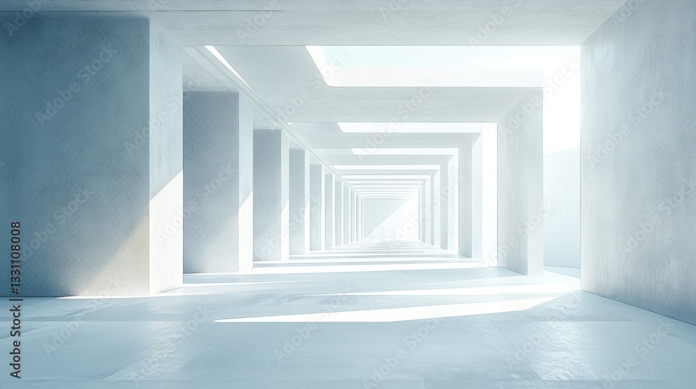 A building futuristic with arranged minimalist windows as perspective points, giving a depth infinite sense. A building futuristic with arranged minimalist windows as perspective points, giving a depth infinite sense.