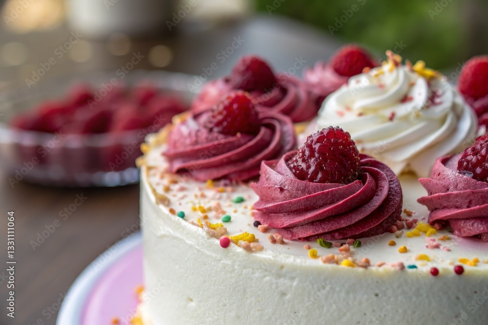 Raspberry Cake with Cream Cheese Frosting Raspberry Cake with Cream Cheese Frosting