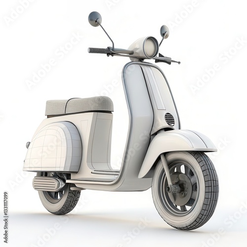 Wallpaper Mural Modern Electric Scooter Designed for Urban Mobility in a Minimalistic Style Generative AI Torontodigital.ca