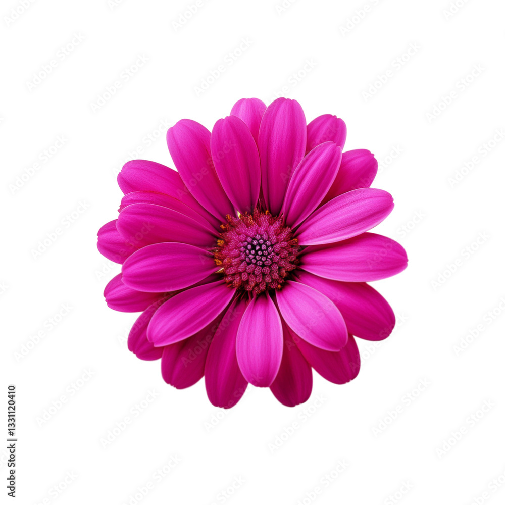 Top view of violet flower on transparent background Top view of violet flower on transparent background