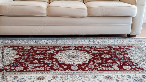 Cozy Living: A low-angle sh...
