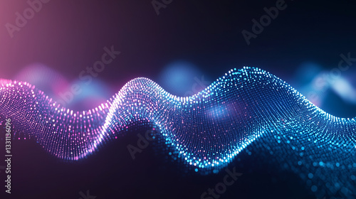 Abstract Digital Wave: Capt...