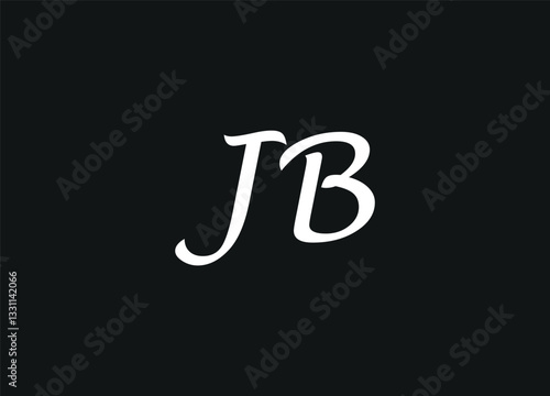 JB Letter Logo Modern Minimalist Monogram Design