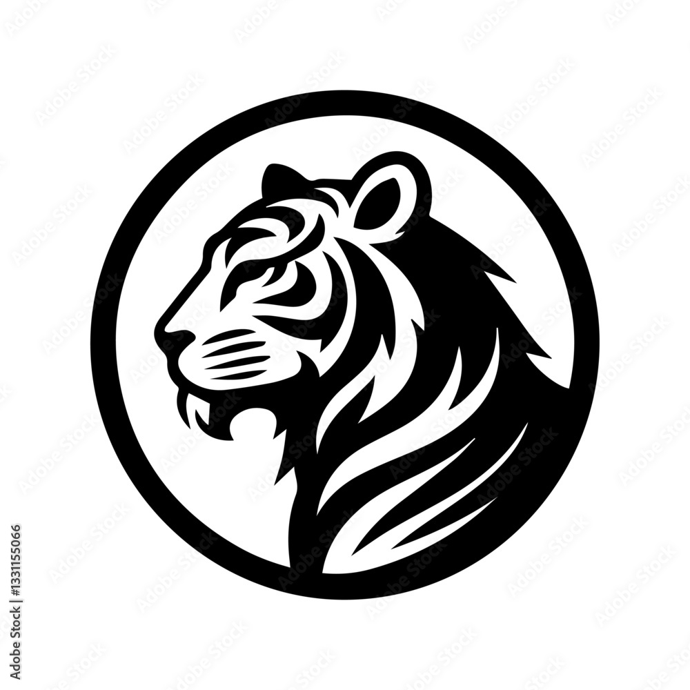 Obraz premium Tiger head vector White Tigers Rare and Beautiful Creatures of the Wild