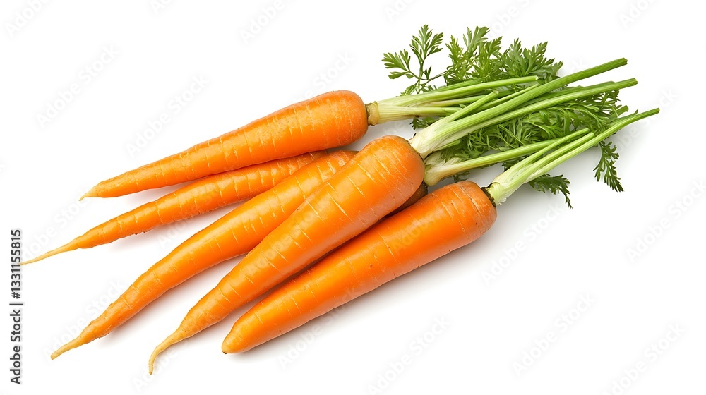 Freshly Harvested Carrots: A Vibrant Close-Up AI Generated Freshly Harvested Carrots: A Vibrant Close-Up AI Generated