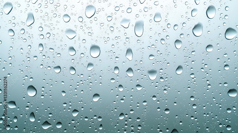 The texture of raindrops on a window with soft, blurry edges, creating beautiful patterns and reflections on the glass. The texture of raindrops on a window with soft, blurry edges, creating beautiful patterns and reflections on the glass.