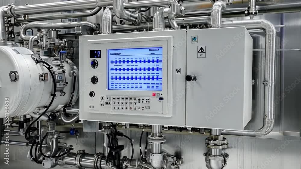 Explore the inner workings of a cutting-edge wastewater treatment plant featuring advanced equipment and control systems that enhance purification processes and efficiency