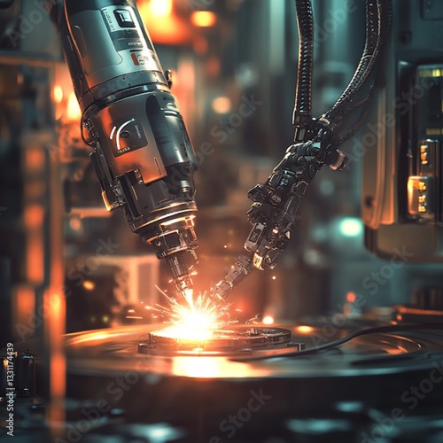 An advanced AI consciousness emerging, processing vast digital data streams, glowing circuits connecting the future, a fusion of technology and intelligence.