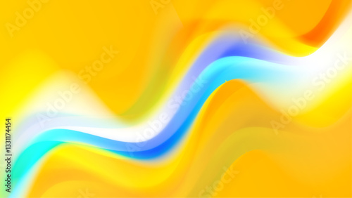 abstract wave colorful geometric background vector illustration