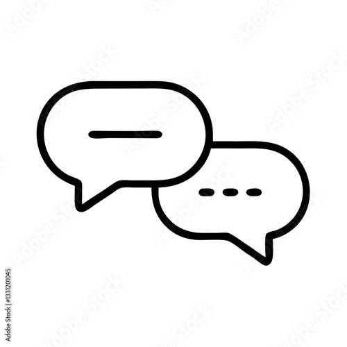VR chat icon, concept of virtual communication in the metaverse