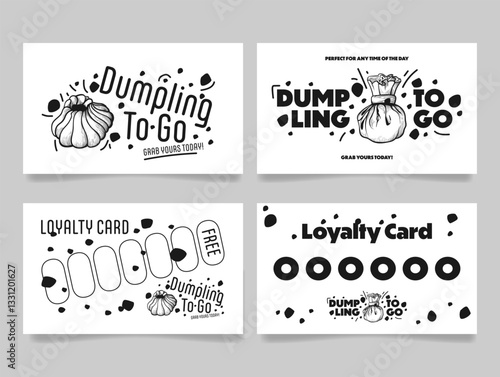 Loyalty card templates that offer rewards to restaurant customers, encouraging repeat visits for delicious meals throughout the day.