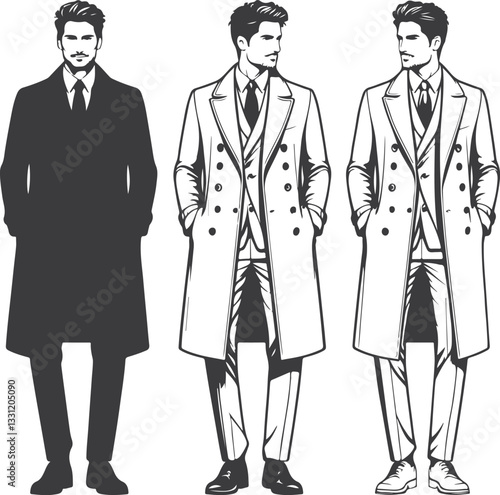 business people in different poses