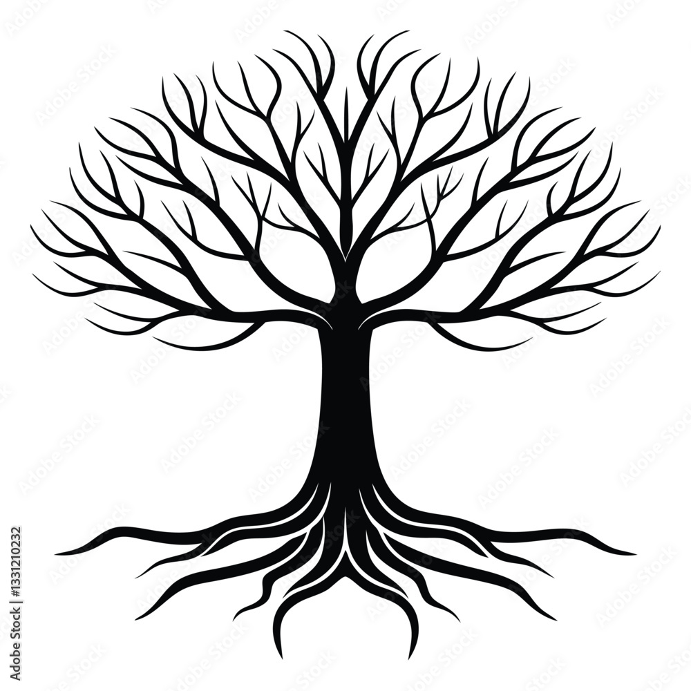 Obraz premium tree with roots