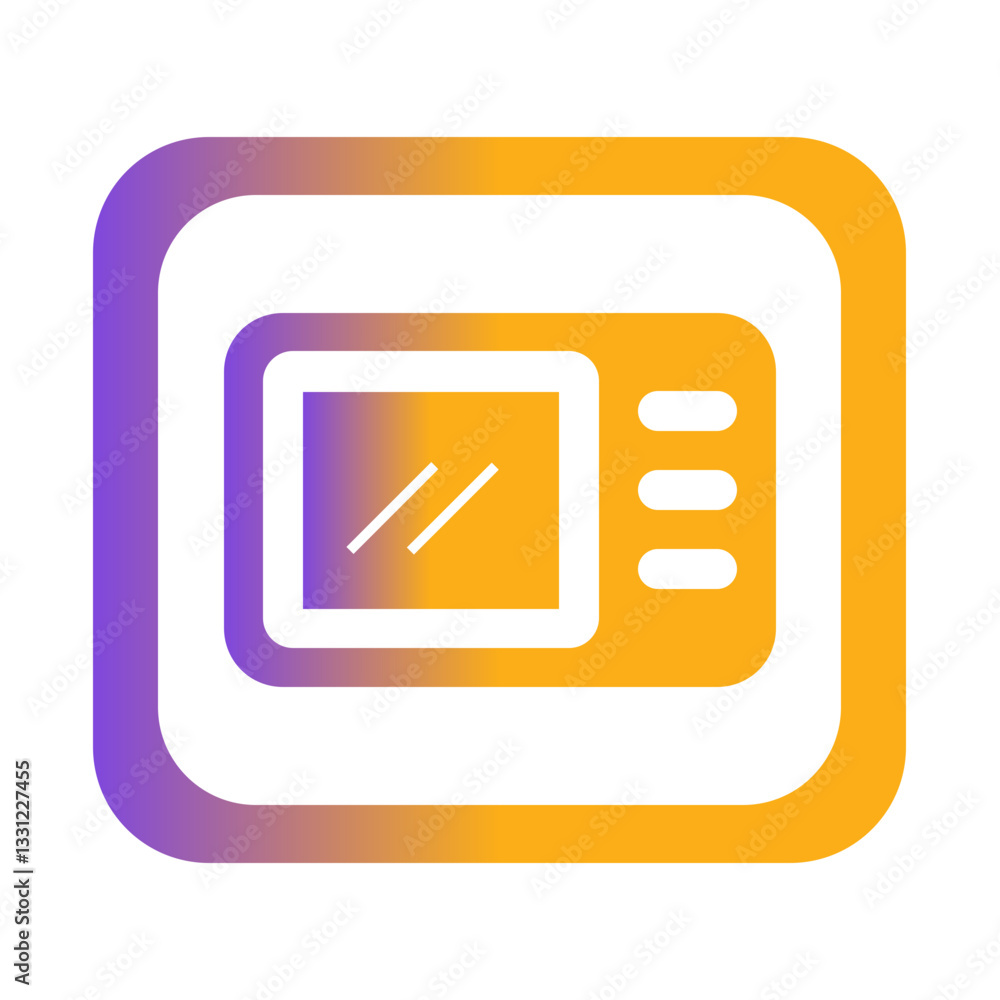 oven gradient icon oven gradient icon