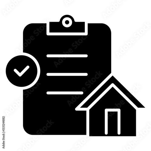 Building Permits icon glyph