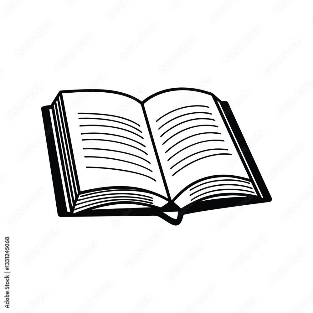 open book with blank pages open book with blank pages