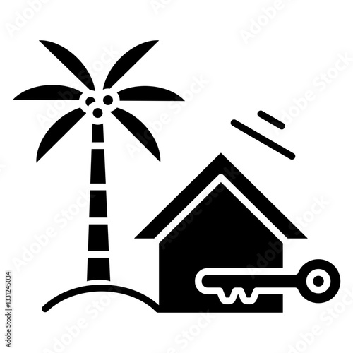 Vacation icon glyph
