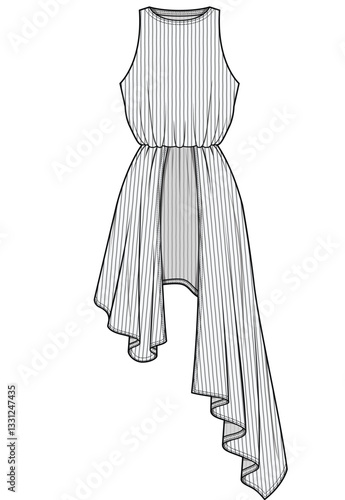 illustrasyon , vector , dress tecnicals drawings ,dress drawings, dress tecicals , rees drawings, trenchcoat drawings, women dress drawings