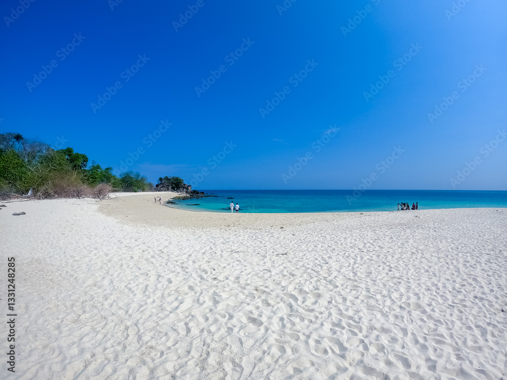 Obraz premium tropical beach with white sand beach