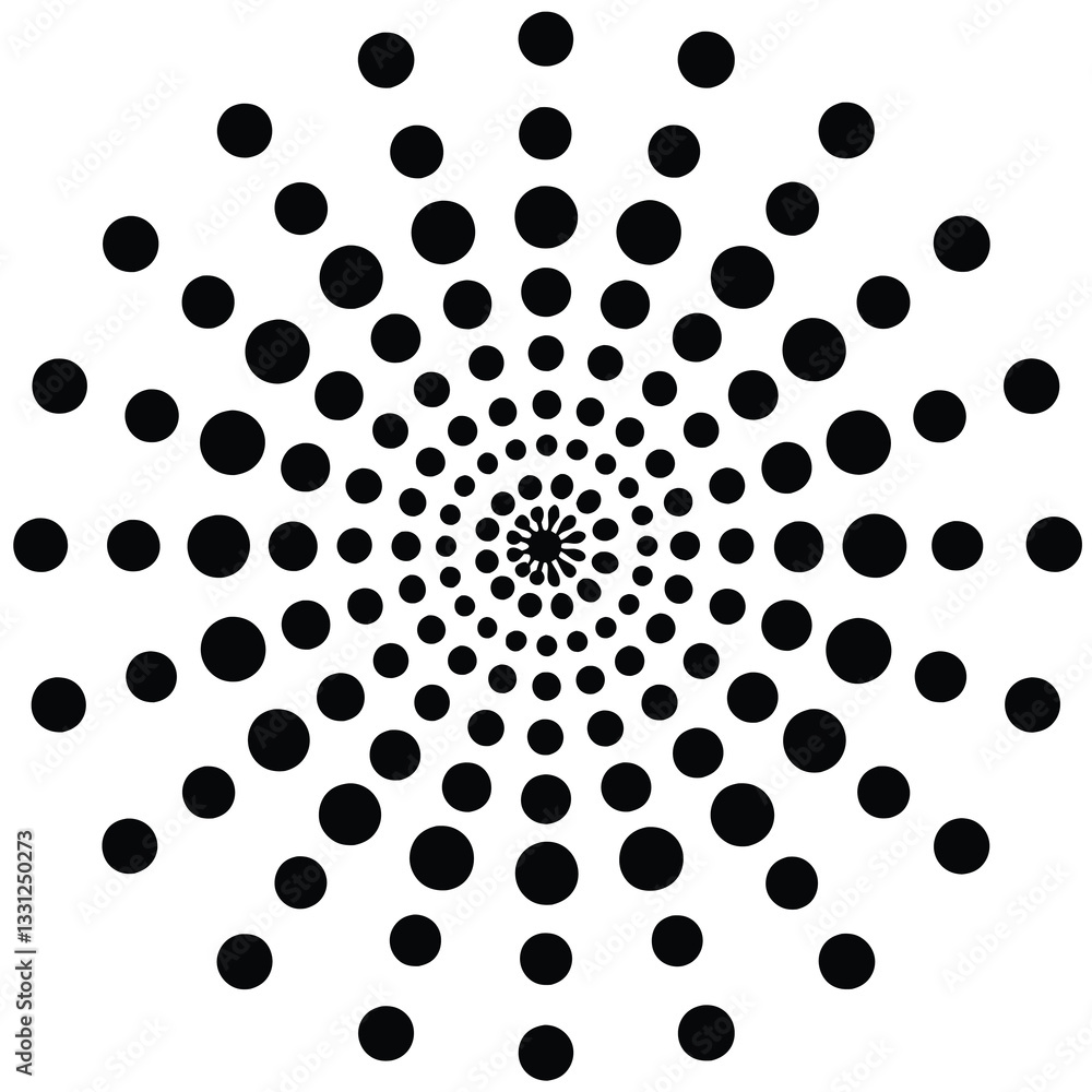 Abstract Halftone Dots Background Abstract Halftone Dots Background