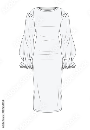 illustrasyon , vector , dress tecnicals drawings ,dress drawings, dress tecicals , rees drawings, trenchcoat drawings, women dress drawings