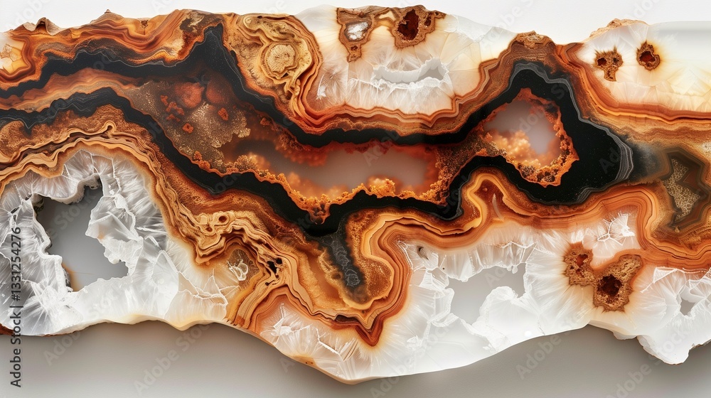 A layered resin and wood art piece, showcasing natural textures and glossy finishes against a smooth white background. A layered resin and wood art piece, showcasing natural textures and glossy finishes against a smooth white background.