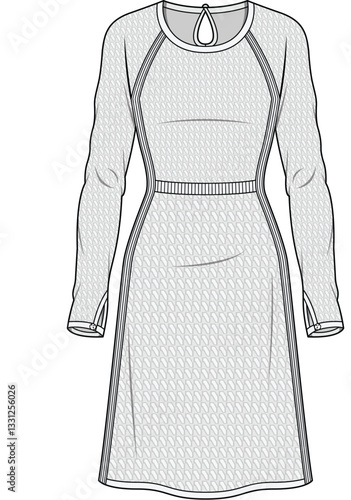 illustrasyon , vector , dress tecnicals drawings ,dress drawings, dress tecicals , rees drawings, trenchcoat drawings, women dress drawings