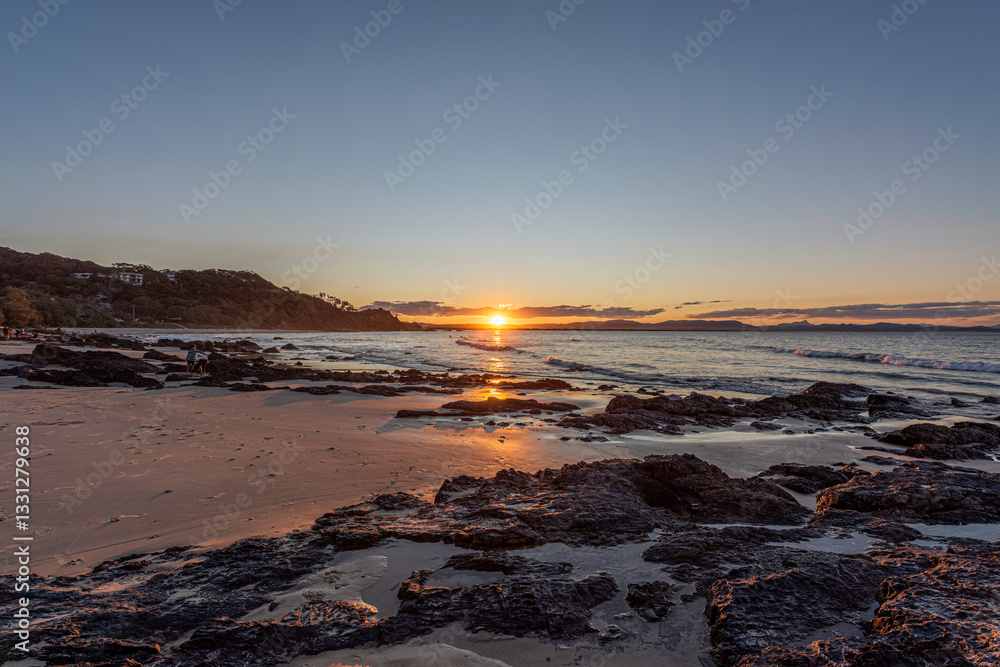 Fototapeta premium Australian Sunrise Sunset
