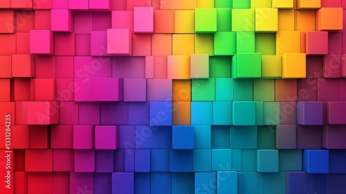 3d colors gradient for ads 