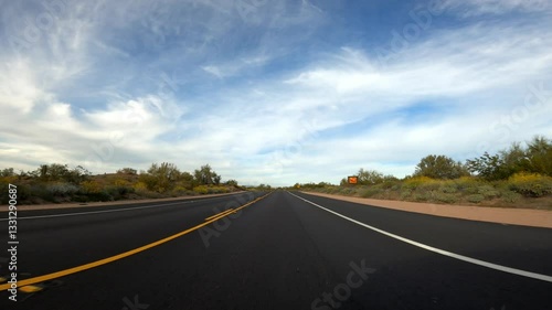Arizona Driving 1852 Tempe Saguaro Lake