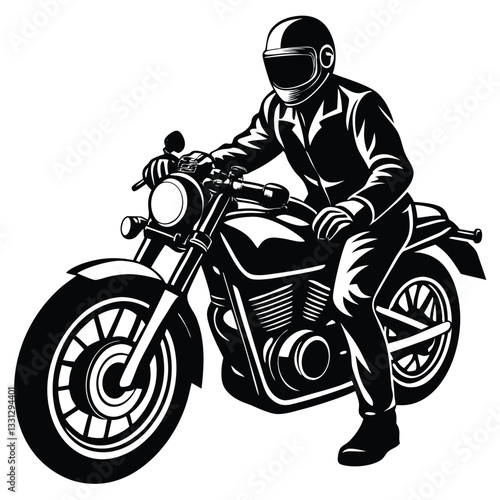 bike riders silhouettes