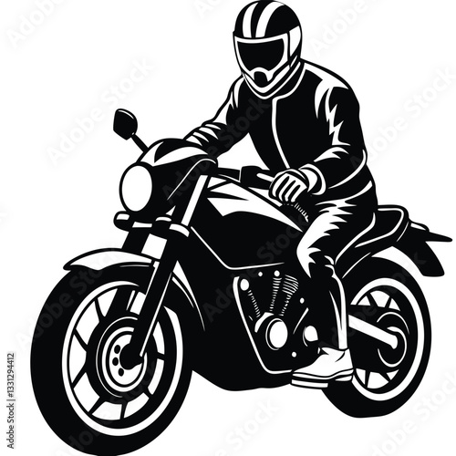 bike riders silhouettes