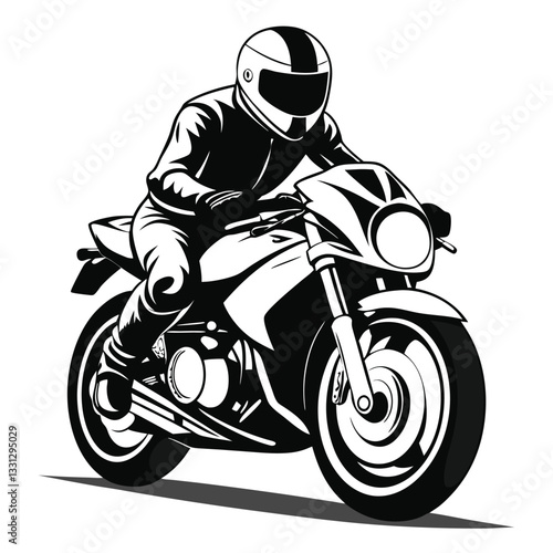 bike riders silhouettes