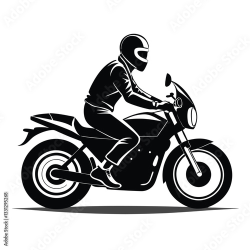 bike riders silhouettes