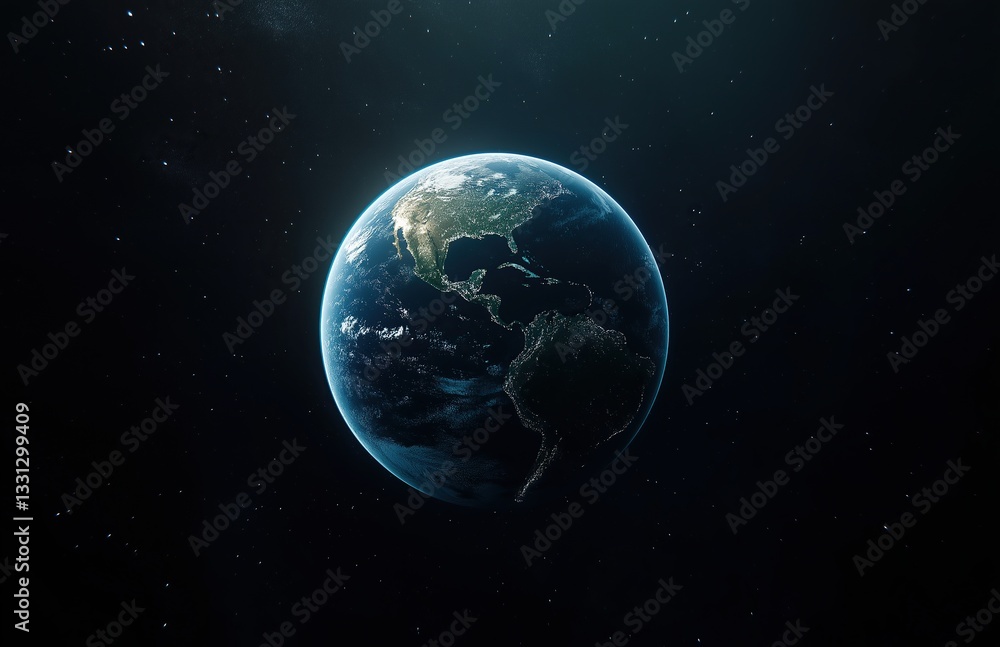 Planet Earth in Space: A Majestic View of Our Home Planet Planet Earth in Space: A Majestic View of Our Home Planet