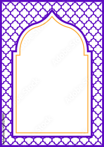 frame ornament islamic vector design