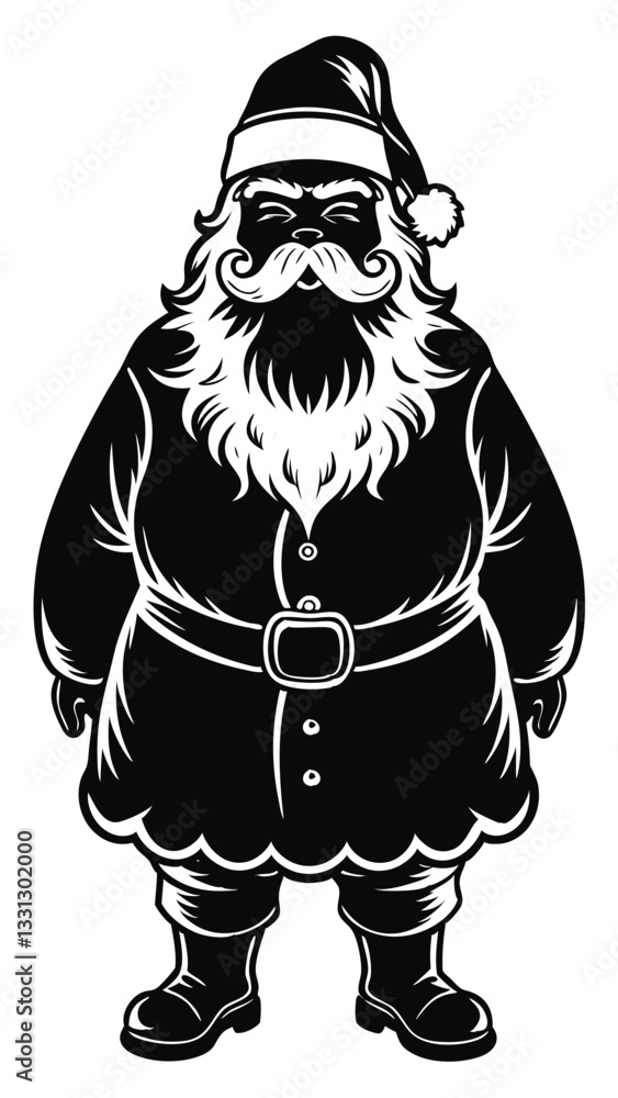 Fototapeta premium Santa Claus Silhouette