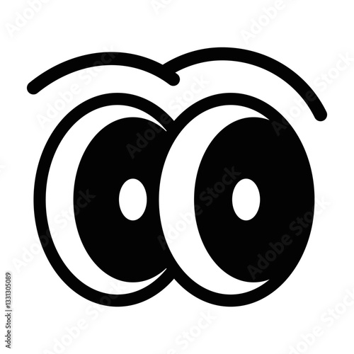 Cartoon Googly Eyes Illustration design