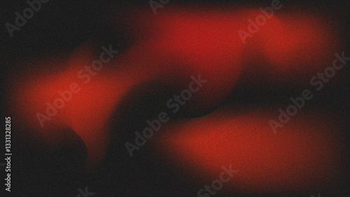 Abstract grainy black and red background