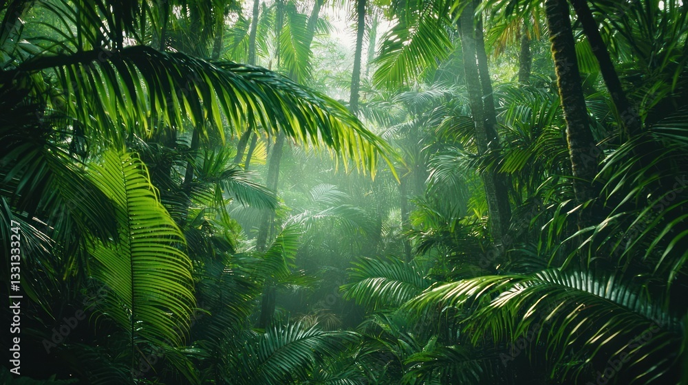 Lush Tropical Rainforest: A Verdant Paradise Lush Tropical Rainforest: A Verdant Paradise