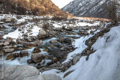 stream in the mountains