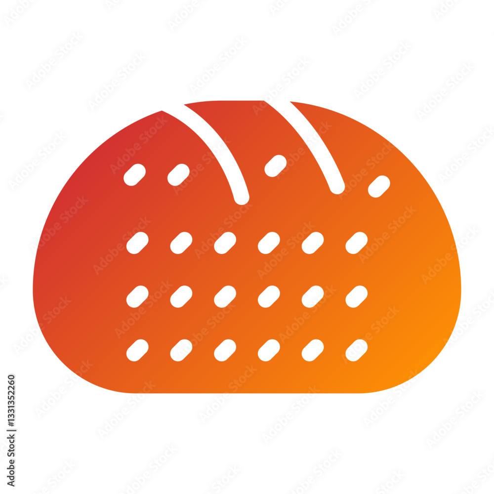 Vector Design Bun Icon Style Vector Design Bun Icon Style