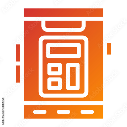 Vector Design Mobile Calculator Icon Style