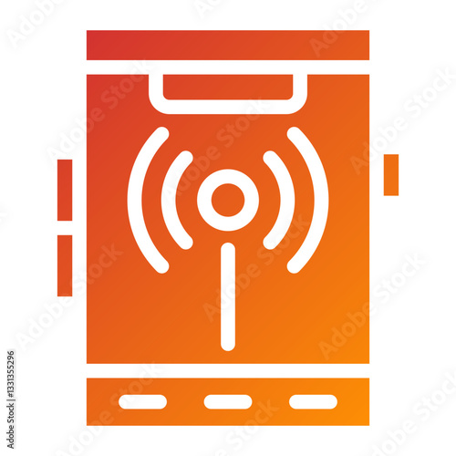 Vector Design Mobile Hotspot Icon Style
